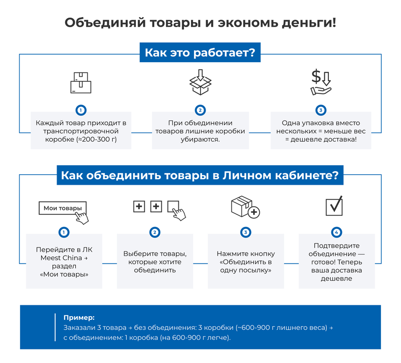 Объединяй товары и экономь деньги 2